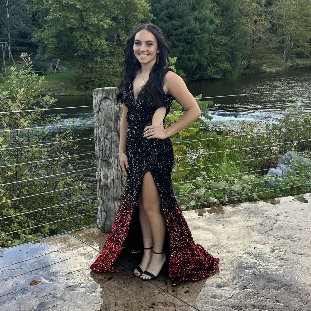 Prom dress!!
Jasz Brand
Black and Red sequin
Size 2